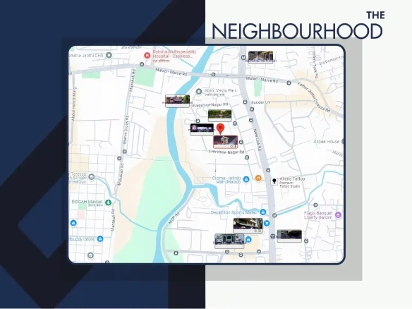Akash CHS: Boutique 2 BHK Flats in Evershine Nagar, Malad West