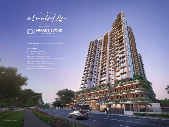 Arkade Evoke: Luxury 2 & 3 BHK Flats, Goregaon West