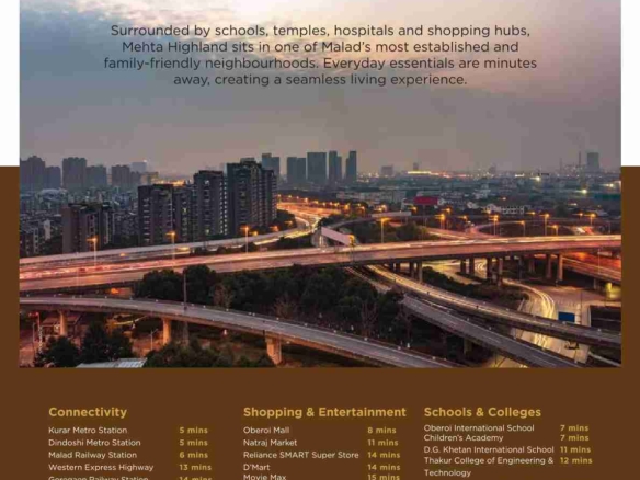 Mehta Highland: 1 BHK Flats in Malad East
