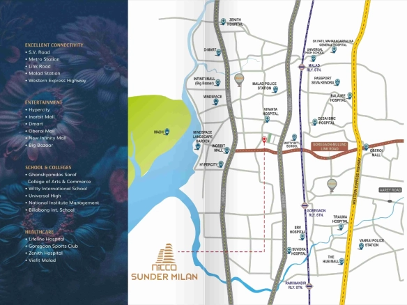 Nicco Sunder Milan: Limited Edition 2 BHK Living in Sundar Nagar, Malad West