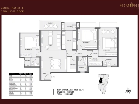 Edmont Kandivali West: Premium 2 BHK 3 BHK Luxury Tower