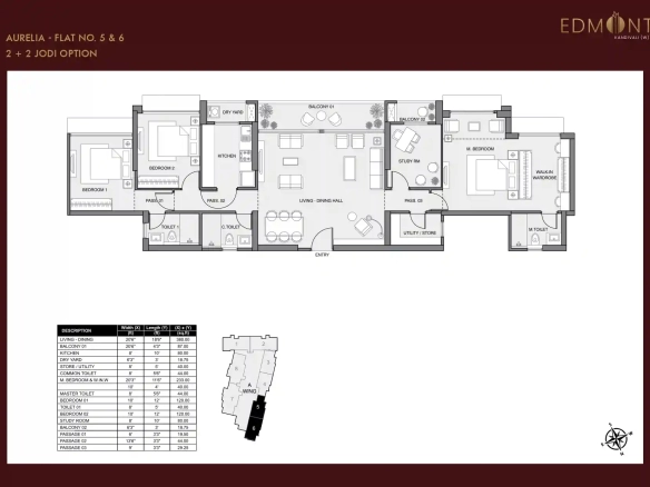 Edmont Kandivali West: Premium 2 BHK 3 BHK Luxury Tower
