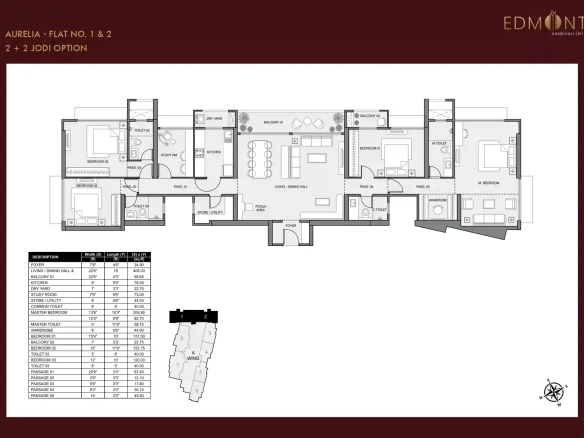 Edmont Kandivali West: Premium 2 BHK 3 BHK Luxury Tower