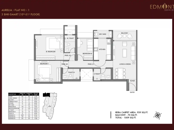 Edmont Kandivali West: Premium 2 BHK 3 BHK Luxury Tower