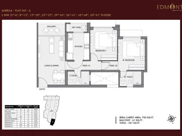 Edmont Kandivali West: Premium 2 BHK 3 BHK Luxury Tower