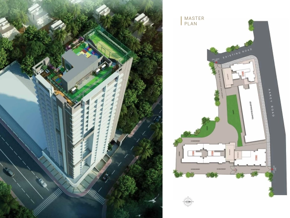 Ranbir Greenpath Goregaon East: Premium 1 & 2 BHK Flat Residential Tower