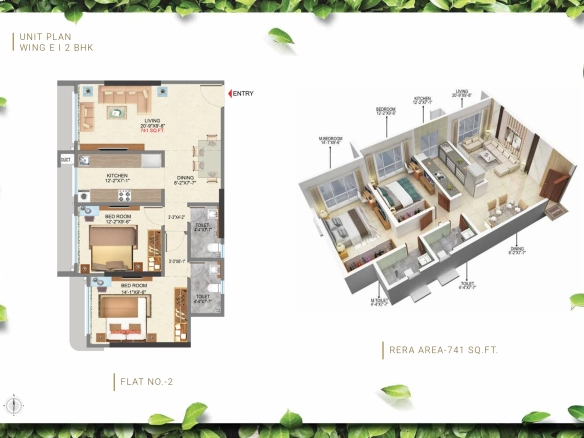 Ranbir Greenpath Goregaon East: Premium 1 & 2 BHK Flat Residential Tower