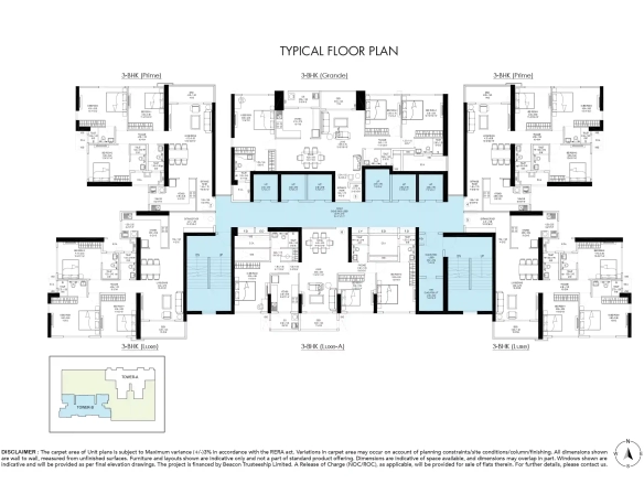 Shapoorji Pallonji Kandivali East 3 & 4 BHK Luxury Residential Towers