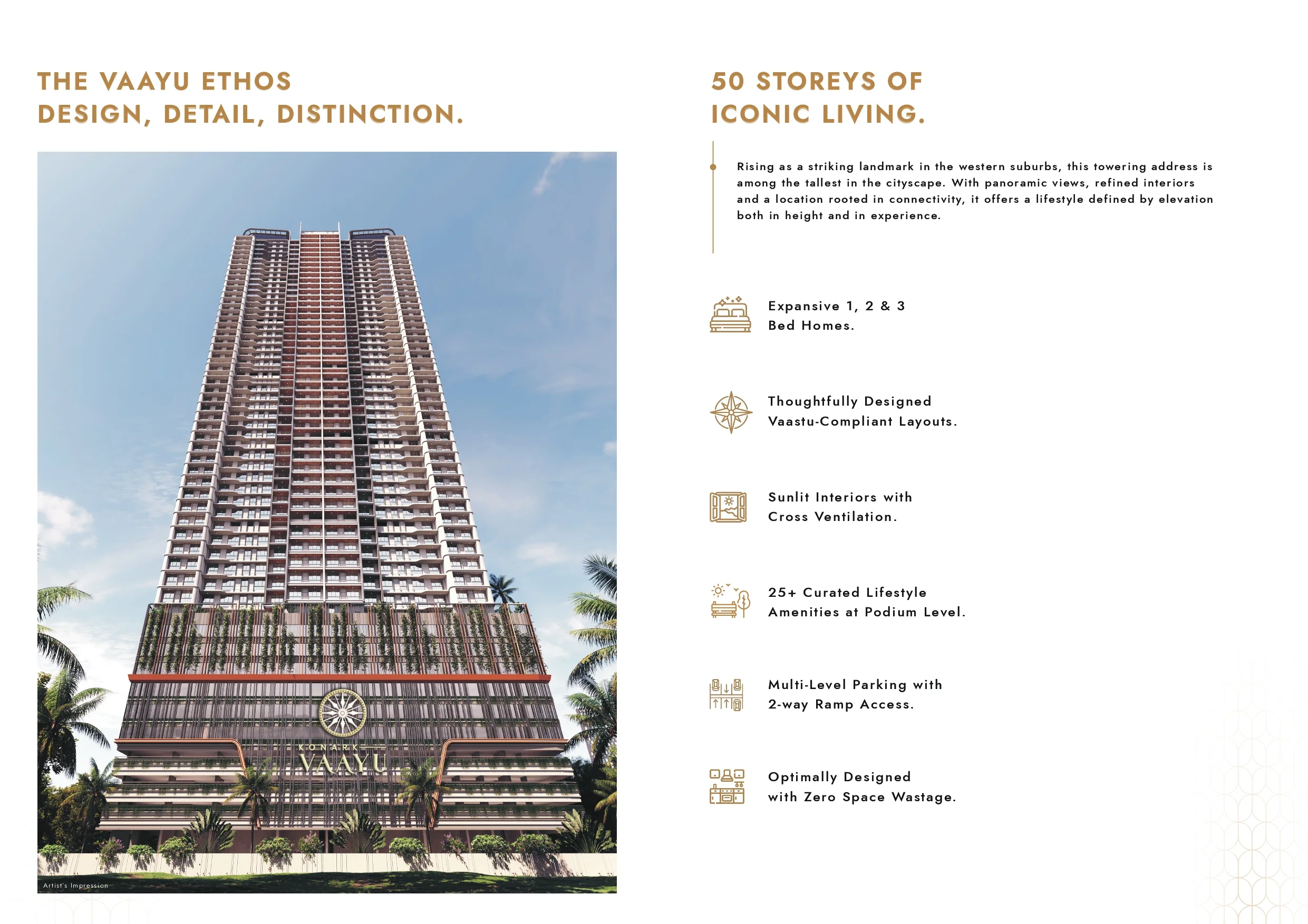 Konark Vaayu Goregaon West: 51-Storey Premium 2 & 3 BHK Tower