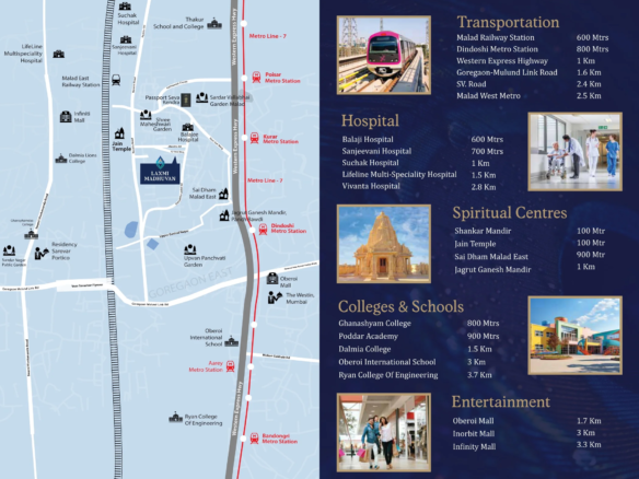 Laxmi Madhuvan Malad East: Nearing Possession 2 & 3 BHK Flat