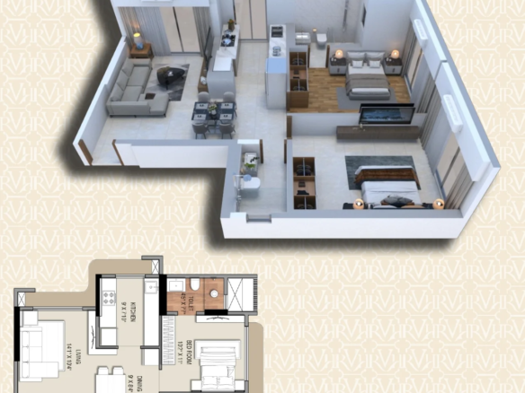 Ramdev Veeral Heights Malad West: Ready-To-Move-In 1 & 2 BHK Tower