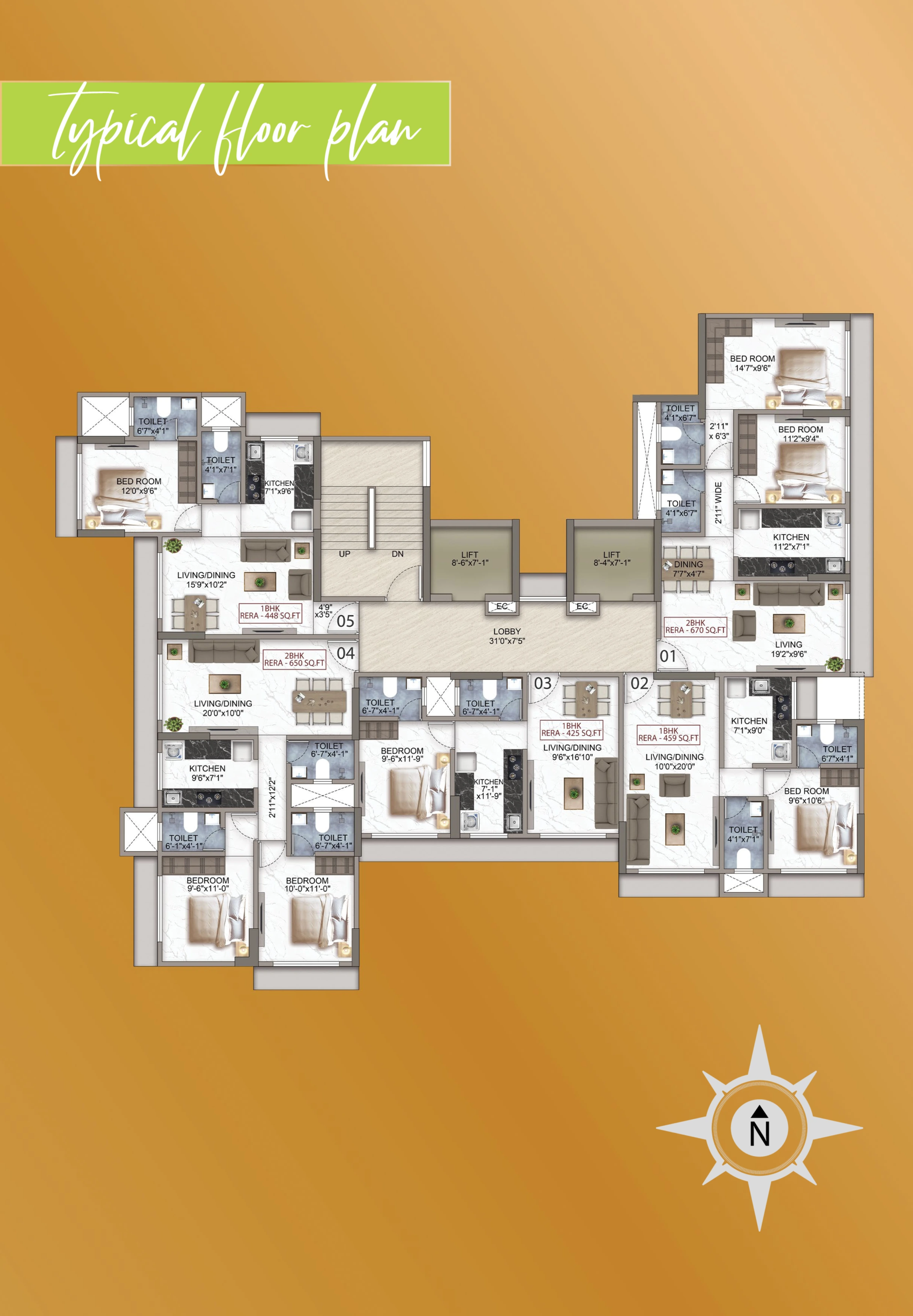 Metro Excellency: 1 & 2 BHK Apartments in Malad West