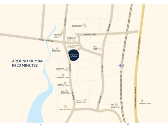 Runwal Auris: Luxury 3 & 4 BHK Residences in Malad West