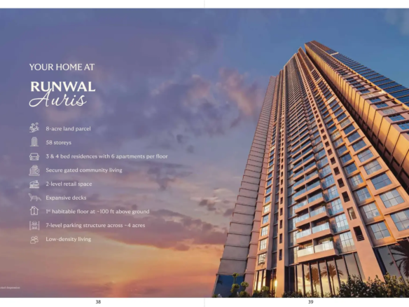 Runwal Auris: Luxury 3 & 4 BHK Residences in Malad West