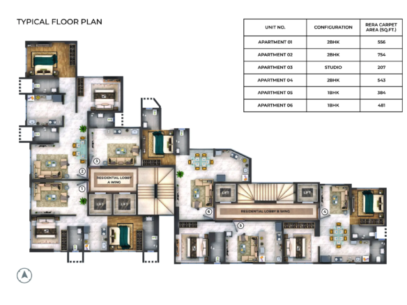 Westwinds 64: 1 & 2 BHK Homes and Commercial Spaces in Malad West