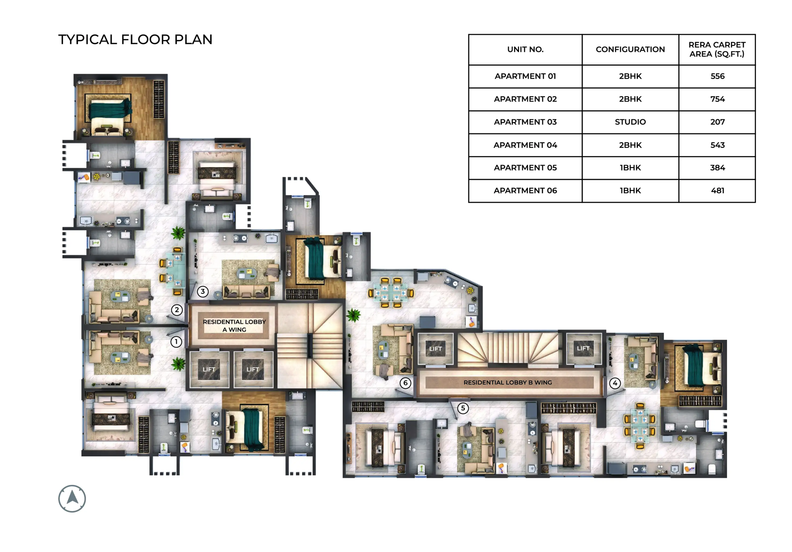 Westwinds 64: 1 & 2 BHK Homes and Commercial Spaces in Malad West