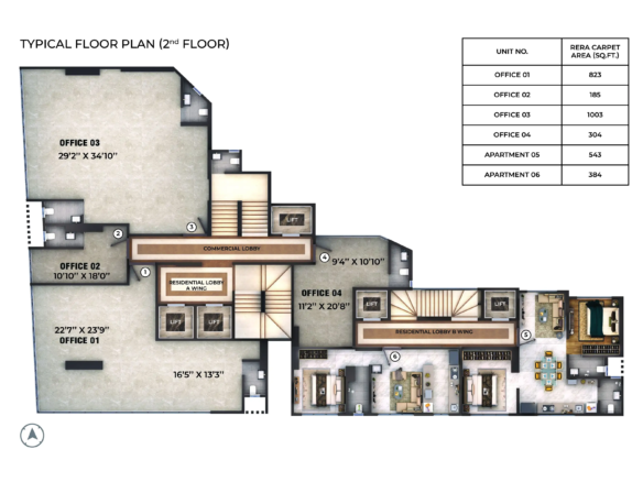 Westwinds 64: 1 & 2 BHK Homes and Commercial Spaces in Malad West