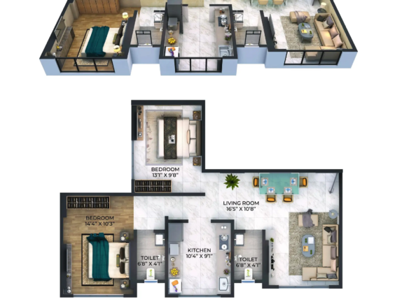 Westwinds 64: 1 & 2 BHK Homes and Commercial Spaces in Malad West
