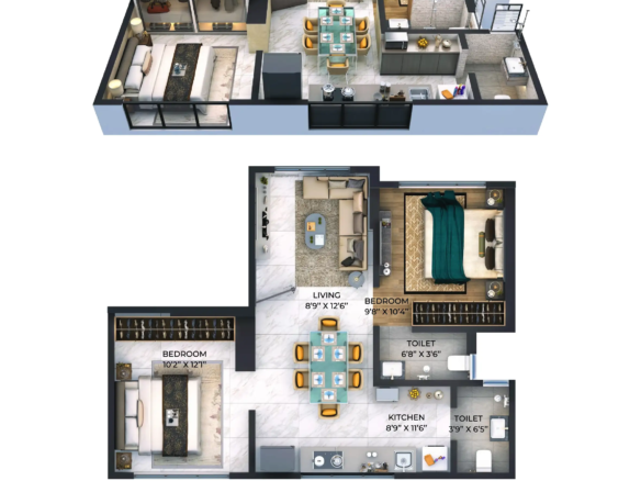 Westwinds 64: 1 & 2 BHK Homes and Commercial Spaces in Malad West