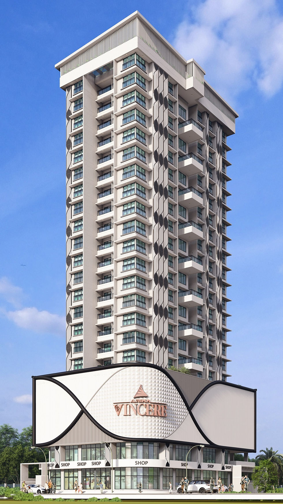Ariha Vincere Goregaon West residential tower