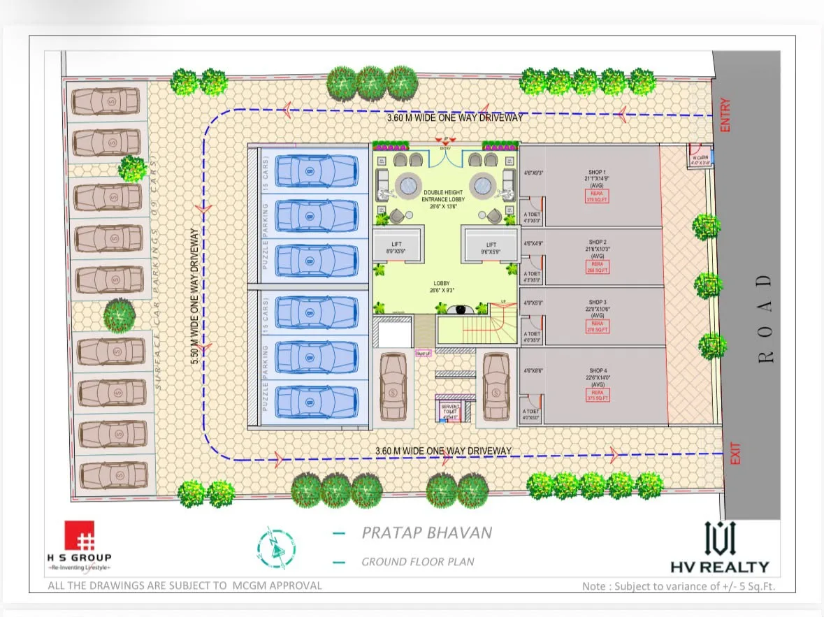 HS Pratap Bhavan Ground Floor Plan HS Pratap Bhavan Malad West ground floor plan
