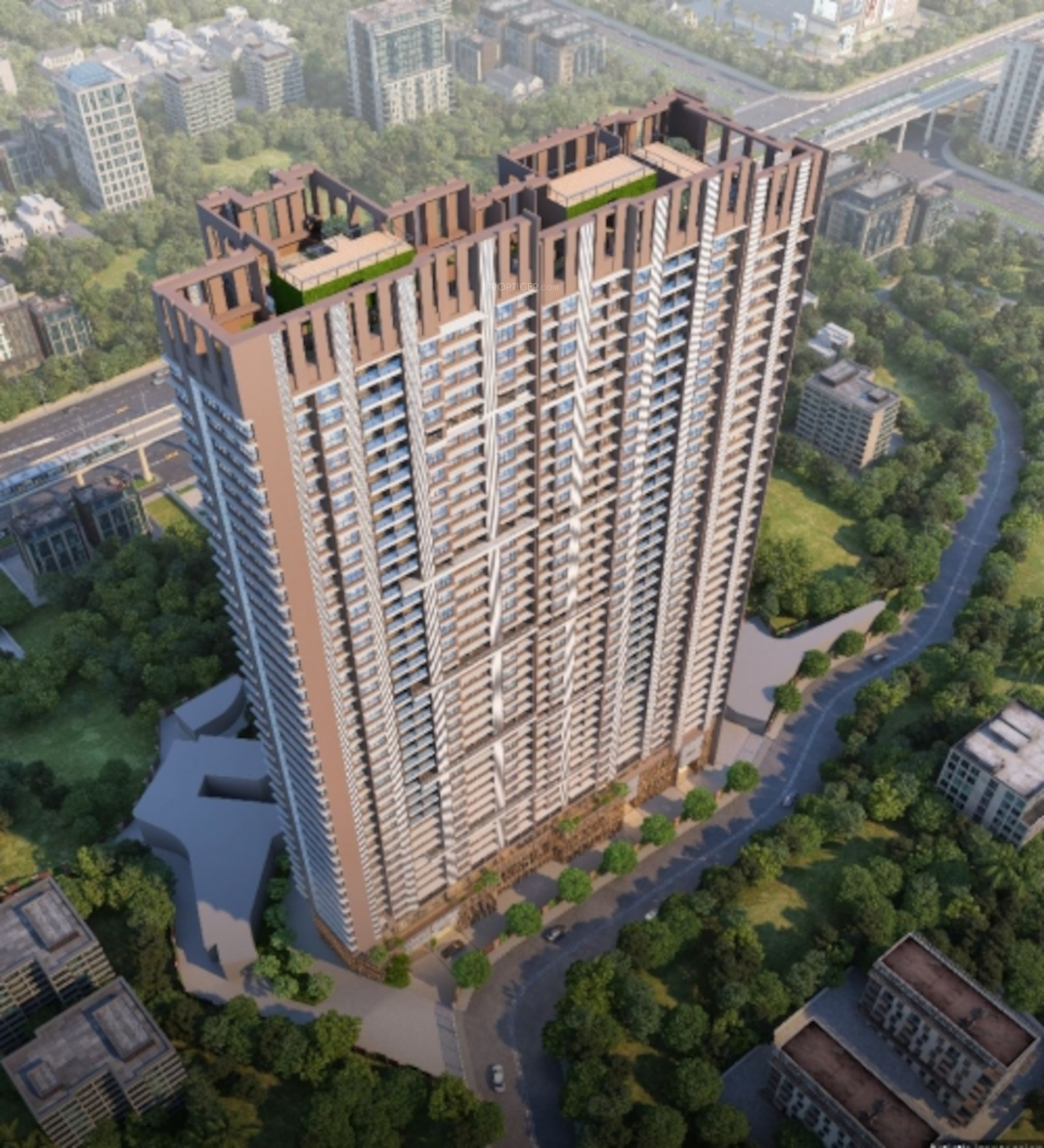 Agarwal Floresta Oak Malad East elevation