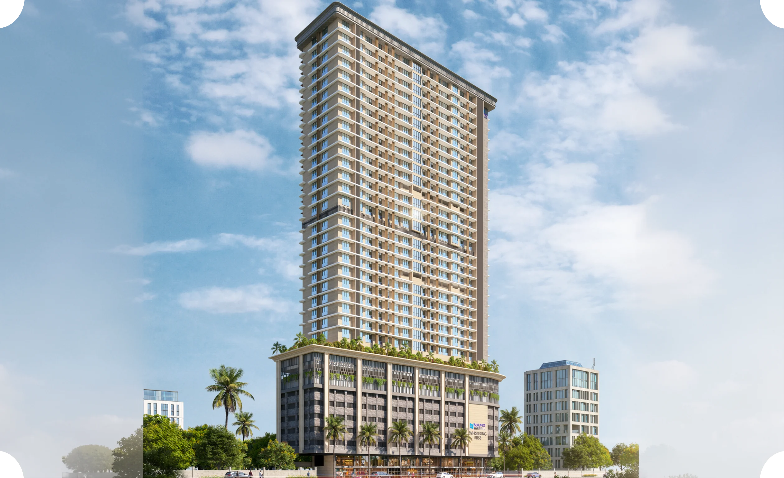 Namo Whispering Bliss residential project on Nivetia Road, Malad East