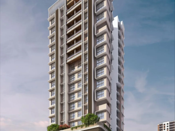 U K Christina Apartment CHSL residential tower elevation Malad West