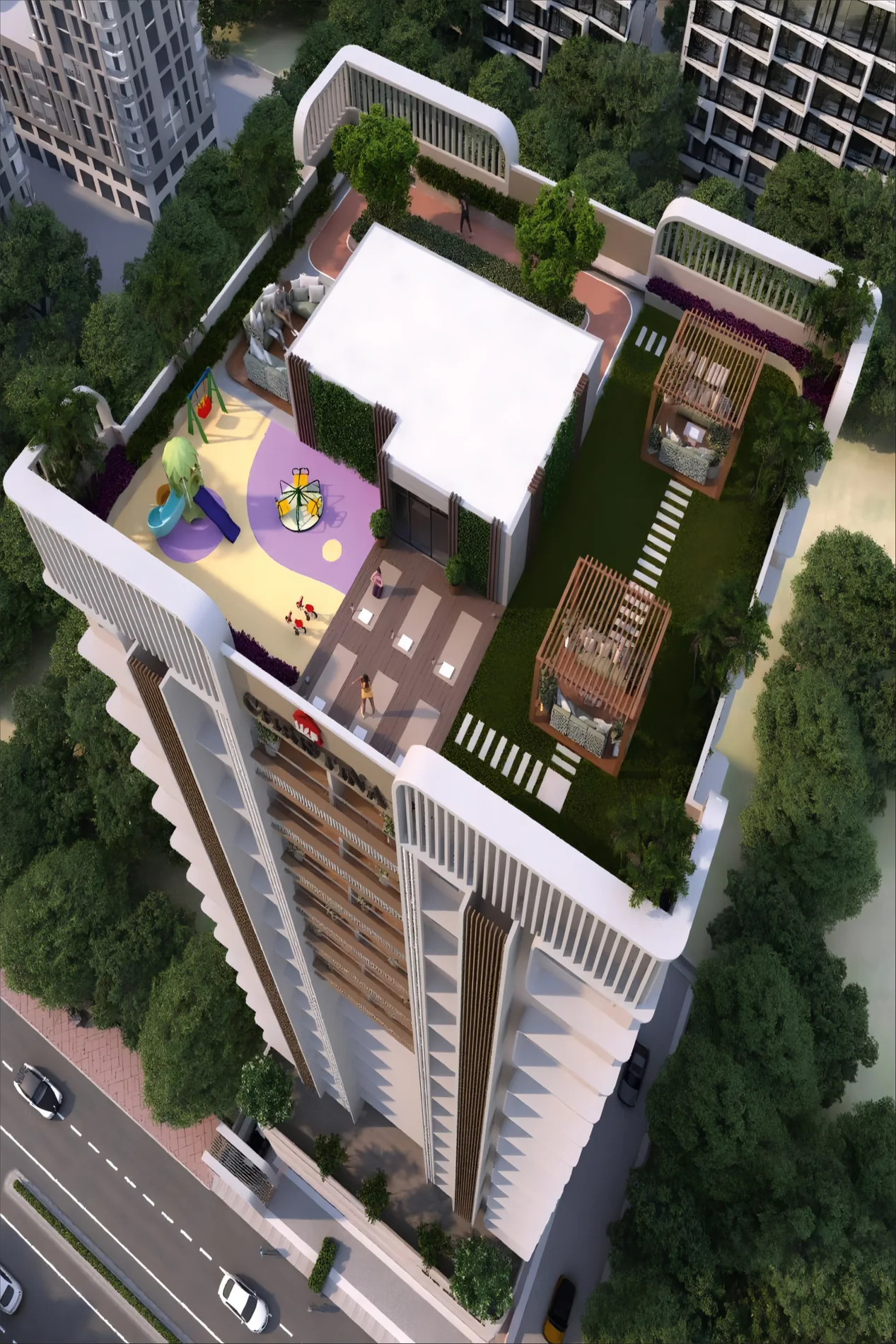 U K Christina Apartment CHSL rooftop leisure amenity deck